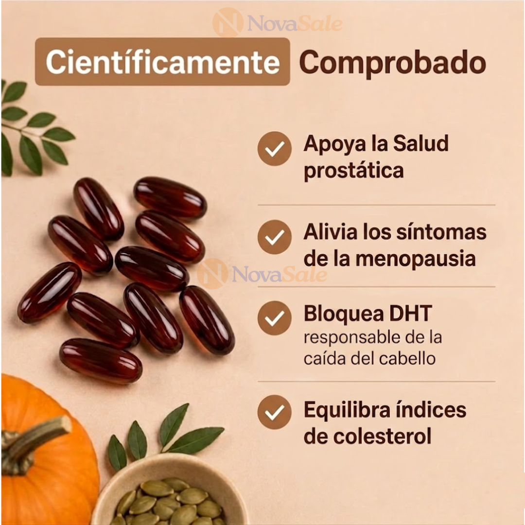 ACEITE DE SEMILLA DE CALABAZA™ - Enfocada en la prevención y fortalecimiento integral